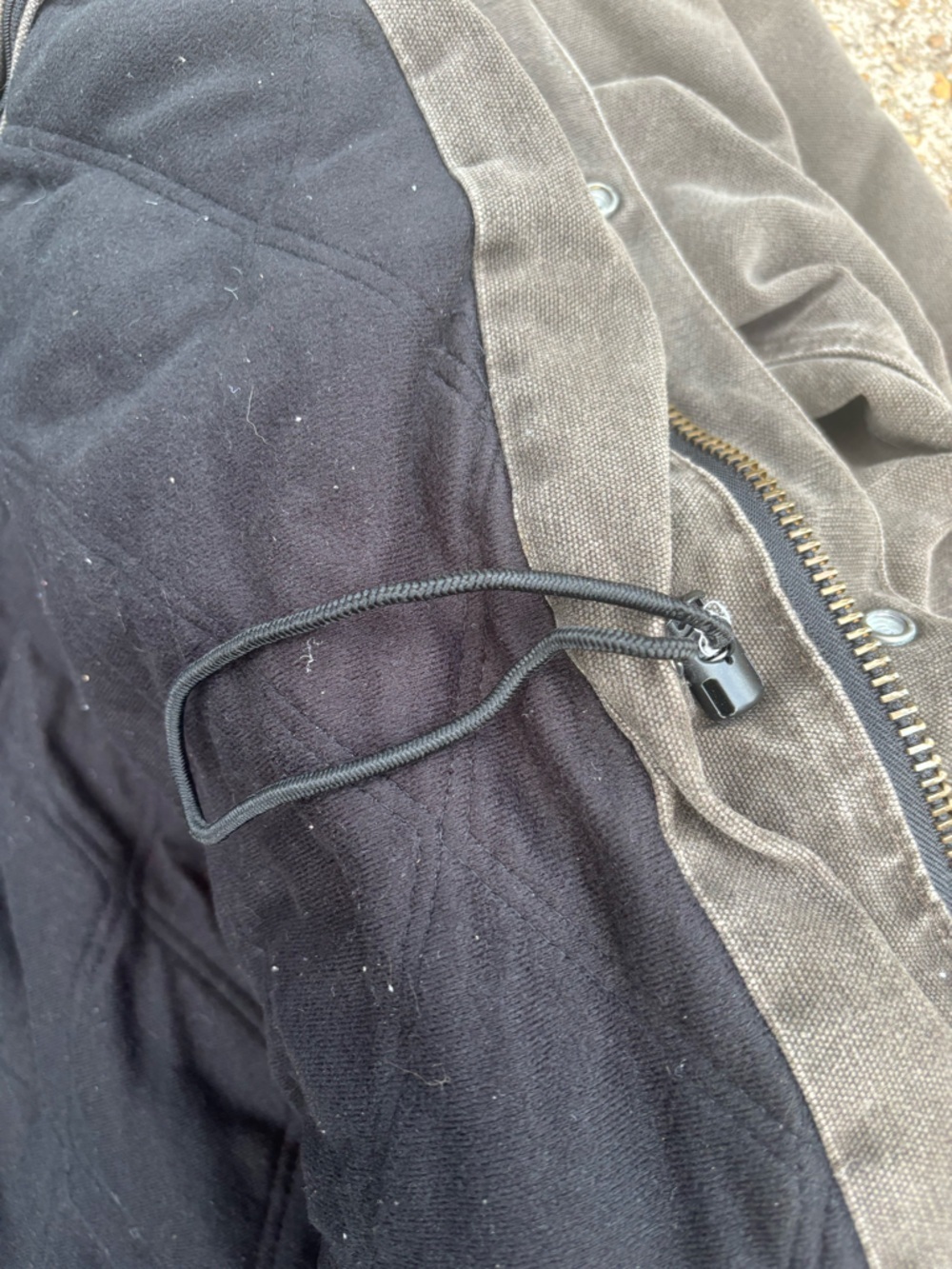 Carhartt Vintage Black Distressed Coat Chore Jacket Blanket Lined C46TMB USA - Picture 8 of 8